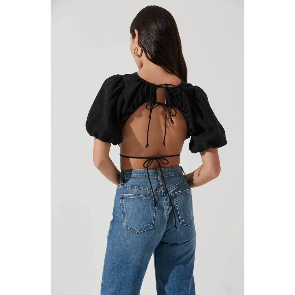 NEW ASTR simona top in black - Picture 2 of 2